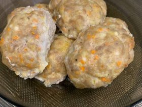 Мясные котлеты с творогом