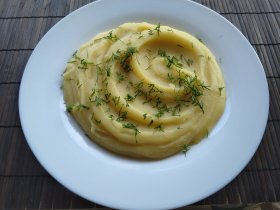 Картофельное пюре в микроволновке