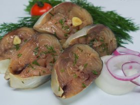 Малосольная скумбрия в маринаде