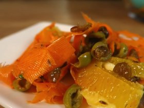 Салат из моркови с апельсинами по-мароккански