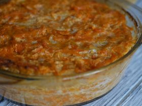 Запеканка с фаршем и цветной капустой