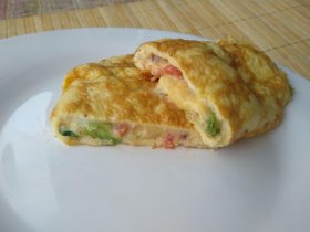 Омлет-шаурма с сочной начинкой