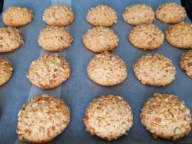 Медовое печенье с орехами