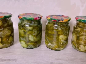 Салат из огурцов на зиму