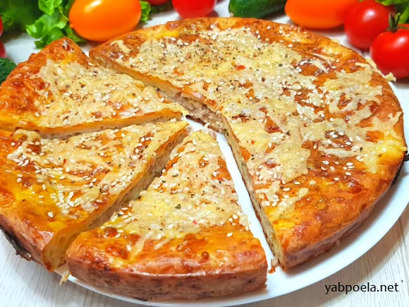 Пирог с тунцом и сыром Пирог с тунцом и сыром
