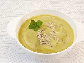 Холодный суп-пюре из кабачков