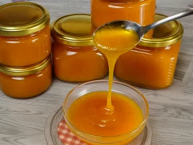 Абрикосовый джем с апельсином