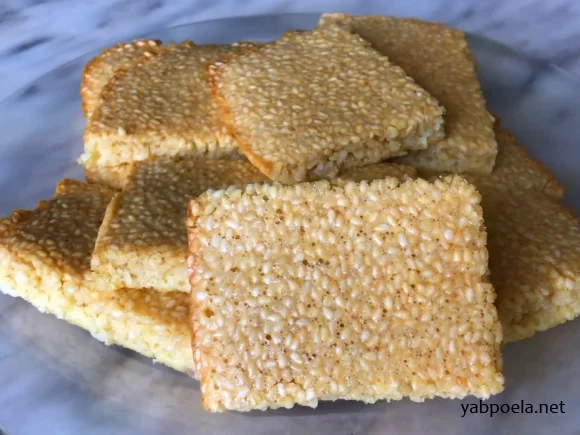 Кунжутное печенье без сахара и глютена Кунжутное печенье без сахара и глютена
