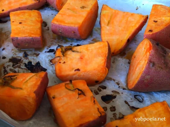 Батат в духовке с кокосовым маслом и лаймом Батат в духовке с кокосовым маслом и лаймом