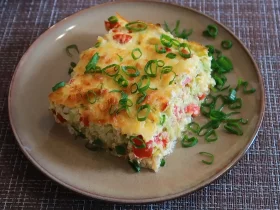 Запеканка из кабачков с мясом