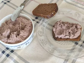Постный фасолевый паштет