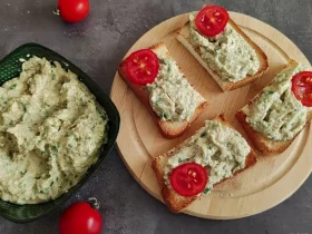 Паштет из баклажанов с орехами