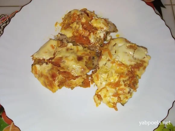 Горбуша «Под Шубой» в сметанно-майонезном соусе