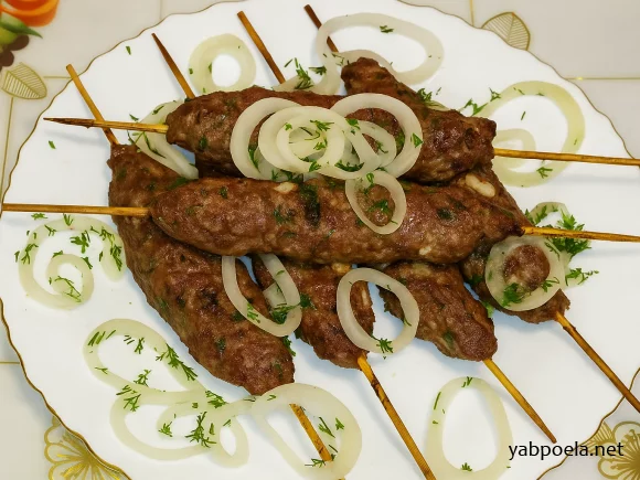 Люля-Кебаб в духовке (На шпажках)