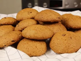 Постное овсяное печенье