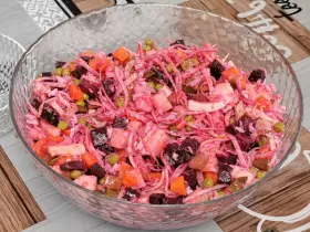 Винегрет классический с запеченными овощами