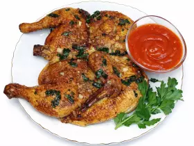 Цыпленок табака: классический рецепт на сковороде