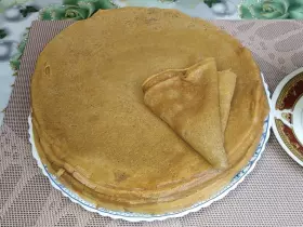 Тонкие кофейные блинчики с ароматом капучино