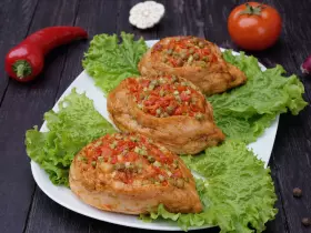 Куриное филе запеченное с овощами