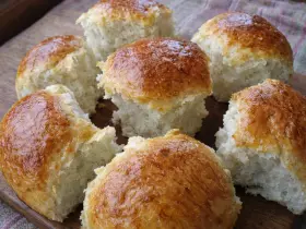 Быстрые пампушки с чесноком