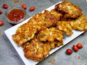 Растрепайки из куриной грудки с сыром
