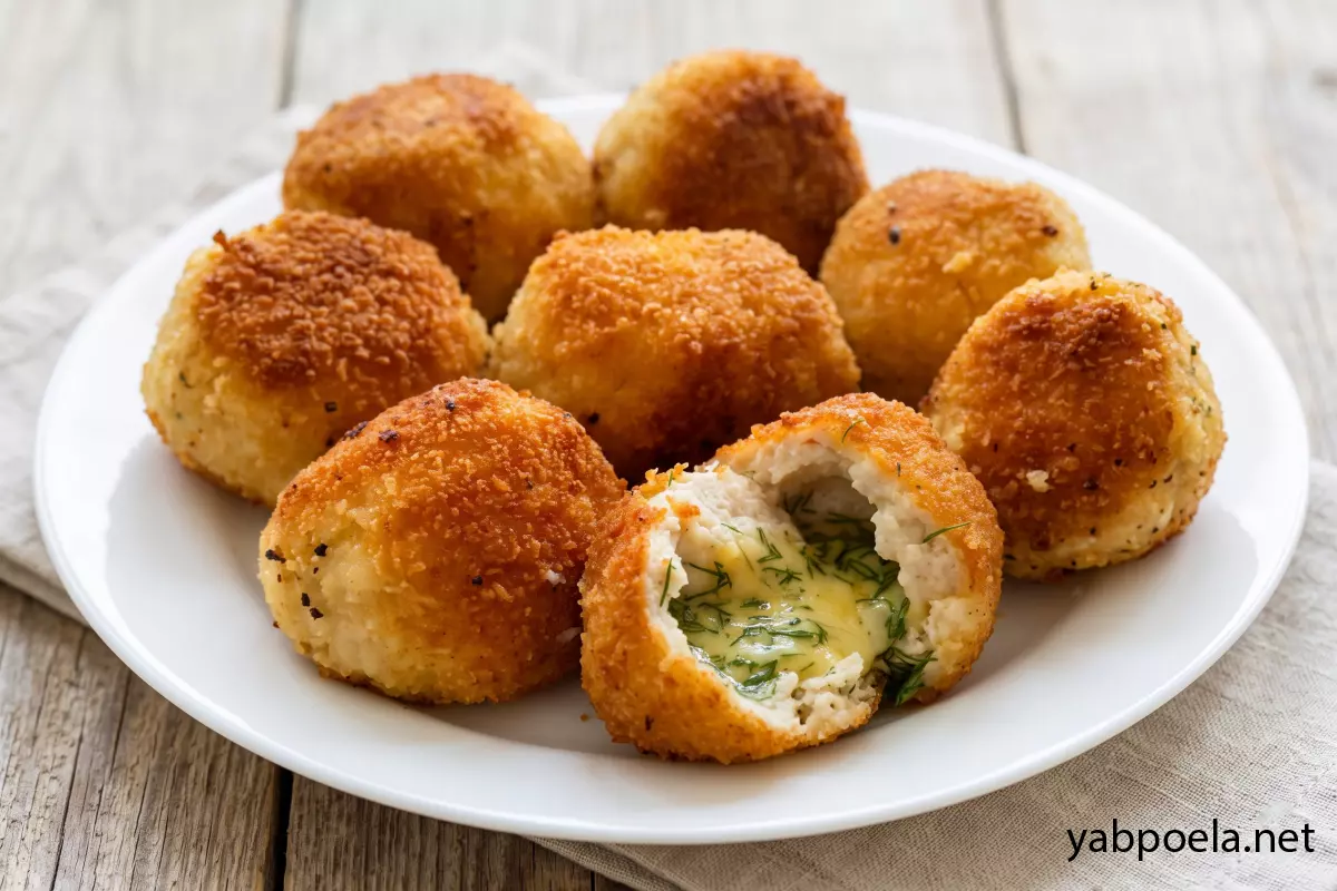 Куриные котлеты с сыром и маслом внутри