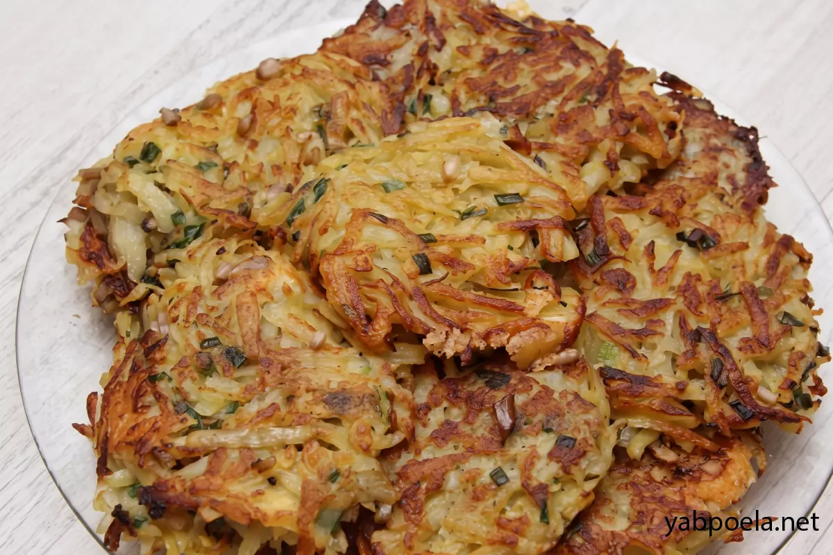 Драники с сыром и грибами