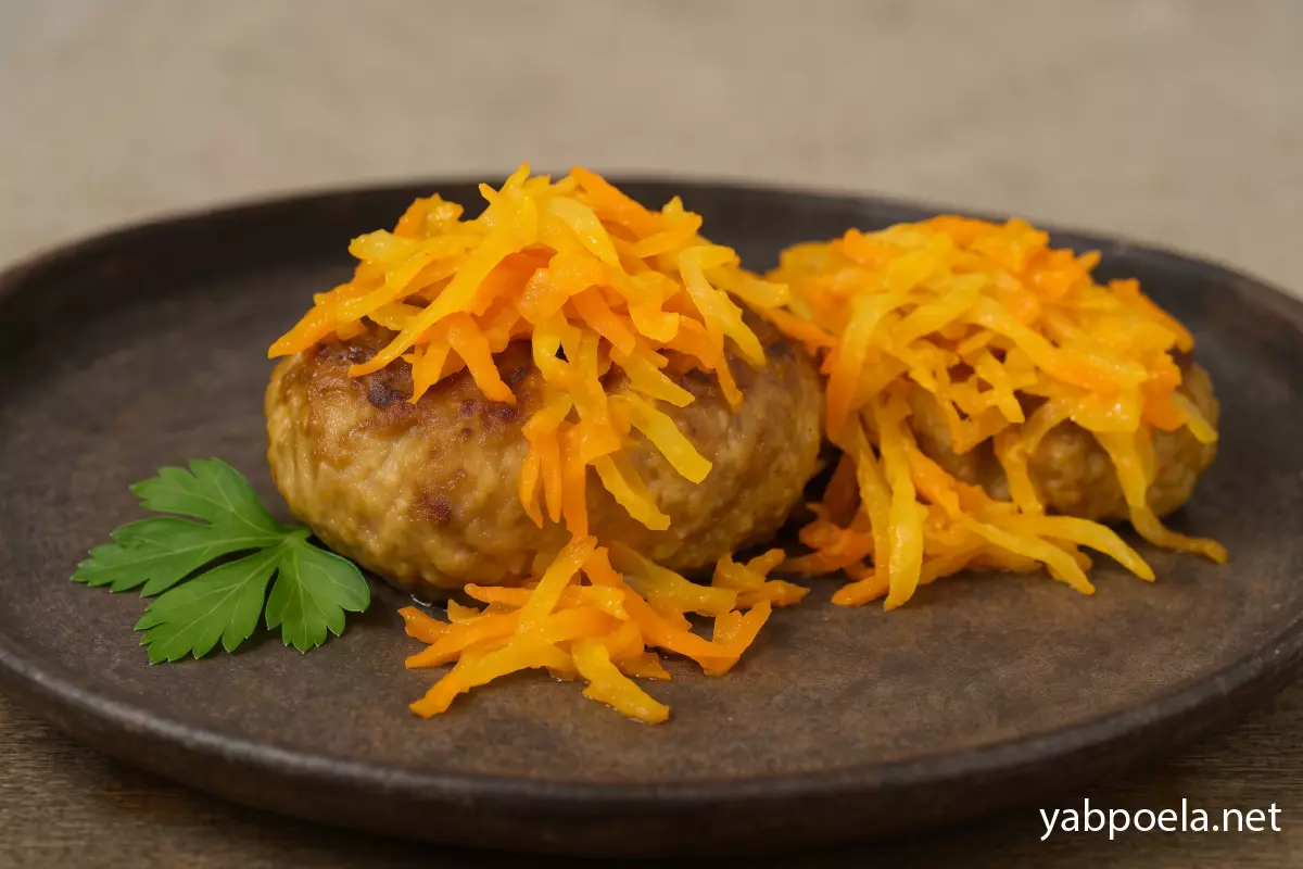 Постные гречаники с овощами в духовке